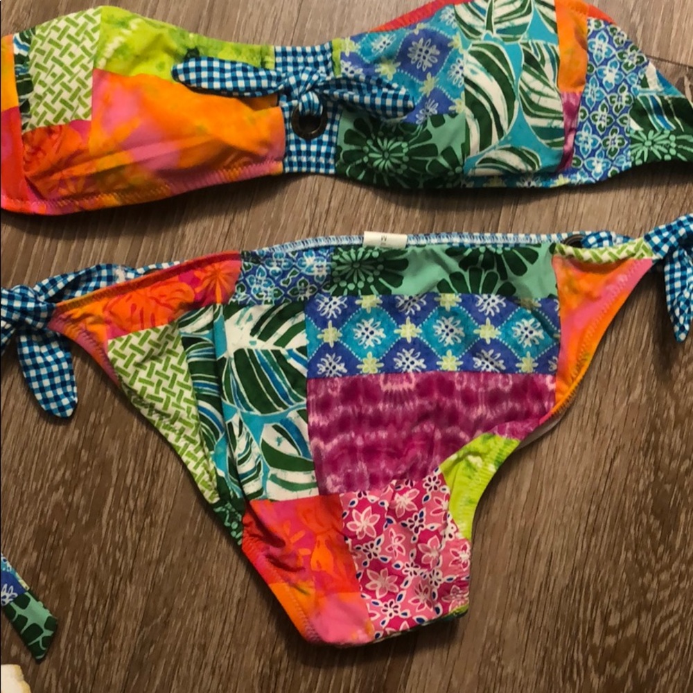 Sperry Multicolor Patchwork Bikini - image 3